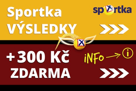 Uvítací bonus Sportka online